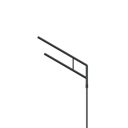 Фото #1 товара Кронштейн OXOR-SG2-1300x76-L1500 BLACK (Arlight, Сталь)