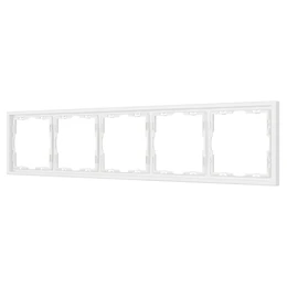 Фото #1 товара Рамка пластиковая FRM-NOBE-SFPL-5-WH (Arlight, -)