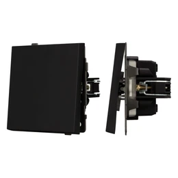 Фото #1 товара Механизм звонкового выключателя SWT-TENDO-MKR1-SFPL-BK (230V, 10A) (Arlight, Матовый черный)