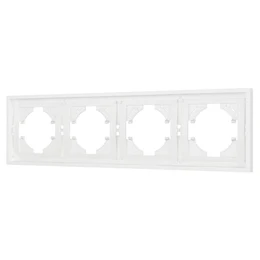 Фото #1 товара Рамка пластиковая FRM-TENDO-SFPL-4-WH (Arlight, Матовый белый)