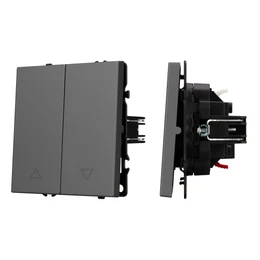 Фото #1 товара Механизм выключателя управления шторами SWT-NOBE-MKR2-SFPL-GR (230V, 10A) (Arlight, -)