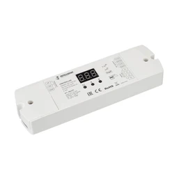 Фото #1 товара INTELLIGENT ARLIGHT Контроллер SMART-SPI-302-82-2G-SH-PS-SUF (12-24V, TUYA Wi-Fi, 2.4G) (IARL, IP20 Пластик, 5 лет)
