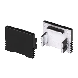 Фото #1 товара Заглушка SL-SLIM-H13M BLACK глухая (Arlight, Пластик)