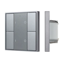 Фото #1 товара INTELLIGENT ARLIGHT Кнопочная панель DALI-201-23-2G-DIM-DT6-IN Silver (BUS, Frame) (IARL, IP20 Металл, 3 года)