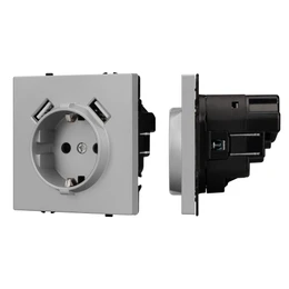 Фото #1 товара Механизм розетки с USB зарядкой SCT-NOBE-MUAA-SFPL-IS (230V, 16A)  (Arlight, -)