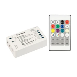 Фото #1 товара Контроллер ARL-4022-RGBW White (5-24V, 4x4A, ПДУ 24кн, RF) (Arlight, IP20 Пластик, 3 года)
