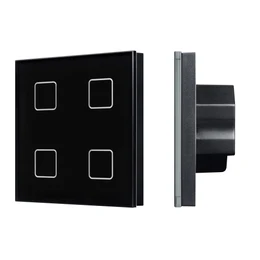 Фото #1 товара INTELLIGENT ARLIGHT Сенсорная панель DALI-301-11-IN Black (BUS/24V, Backlight) (IARL, IP20 Пластик, 5 лет)