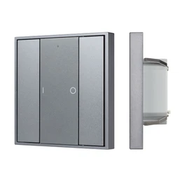Фото #1 товара INTELLIGENT ARLIGHT Кнопочная панель DALI-201-23-1G-DIM-DT6-IN Silver (BUS, Frame) (IARL, IP20 Металл, 3 года)