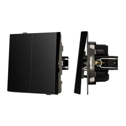 Фото #1 товара Механизм выключателя управления шторами SWT-TENDO-MKR2-PL-BK (230V, 10A) (Arlight, Черный)