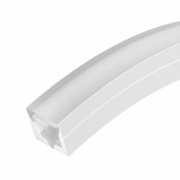 Фото #1 товара Силиконовый профиль WPH-FLEX-1616-TWIST-S11-10m WHITE (Arlight, Силикон)