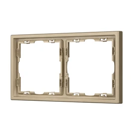 Фото #1 товара Рамка пластиковая FRM-NOBE-SFPL-2-GD (Arlight, -)