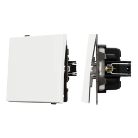 Фото #1 товара Механизм выключателя одноклавишный перекрёстный SWT-TENDO-MKX1-PL-WH (230V, 10A) (Arlight, -)