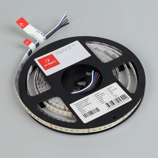 Фото #3 товара Светодиодная лента UL-A140-10mm 24V White6000 (5-20 W/m, IP20, 5m) (Arlight, -)