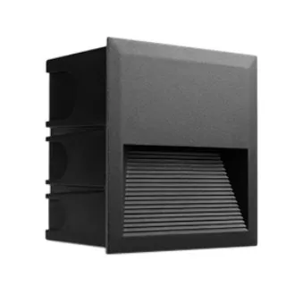 Фото товара Светильник встраиваемый LTD-RIBONIK-S202x202-8W Day4000 (Черный, 50 deg, 230V) (Arlight, IP65 Металл, 5 лет)