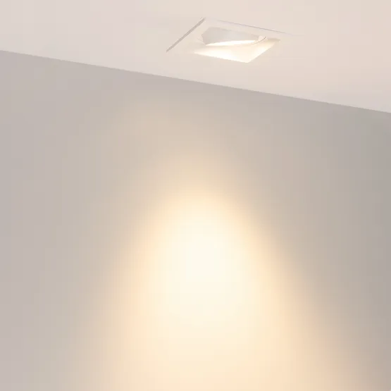 Фото #6 товара Светильник MS-VORTEX-BUILT-S117x117-20W Warm3000 (WH-WH, 40 deg, 230V) (Arlight, IP20 Металл, 5 лет)