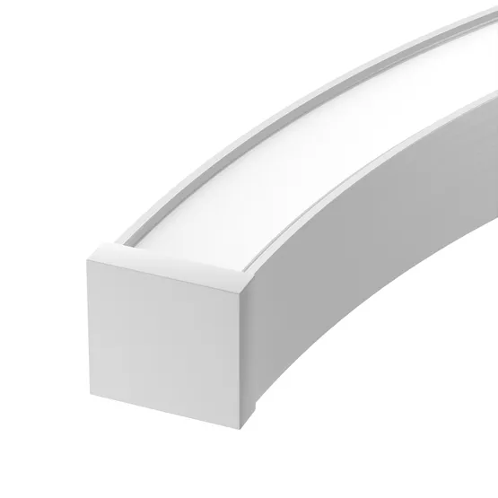 Фото #1 товара Профиль LINE-3535-BENT-SIDE-2000 ANOD (Arlight, Алюминий)