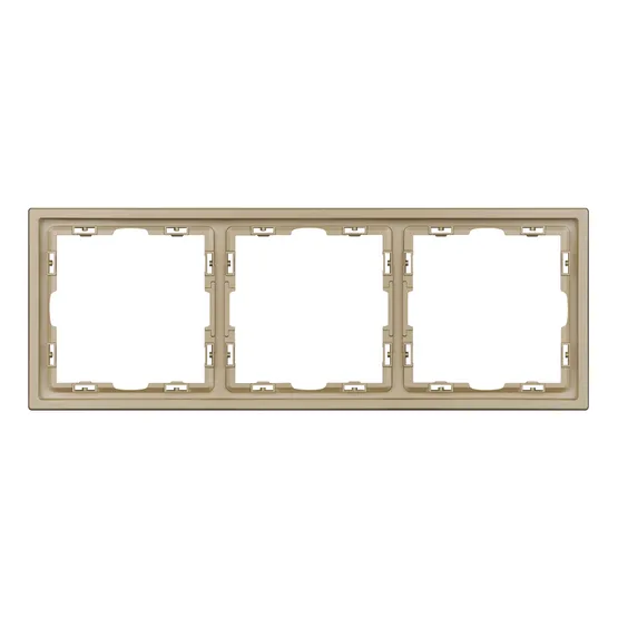 Фото #3 товара Рамка пластиковая FRM-NOBE-SFPL-3-GD (Arlight, -)