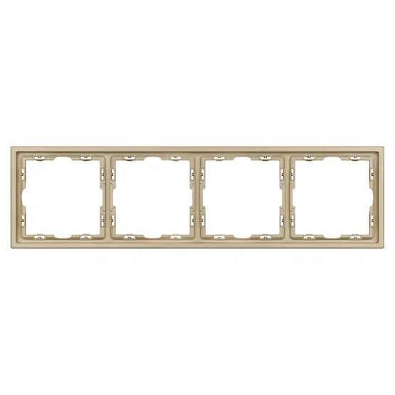 Фото #3 товара Рамка пластиковая FRM-NOBE-SFPL-4-GD (Arlight, -)