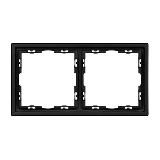 Фото #2 товара Рамка пластиковая FRM-NOBE-SFPL-2-BK (Arlight, -)