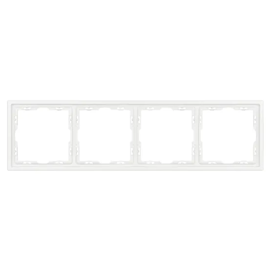 Фото #3 товара Рамка пластиковая FRM-NOBE-SFPL-4-WH (Arlight, -)