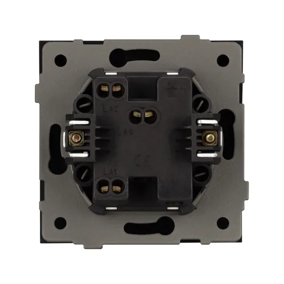 Фото #3 товара Механизм звонкового выключателя SWT-TENDO-MKR1-SFPL-BK (230V, 10A) (Arlight, -)