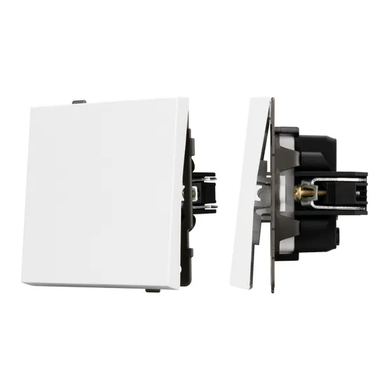 Фото #1 товара Механизм звонкового выключателя SWT-TENDO-MKR1-PL-WH (230V, 10A) (Arlight, -)