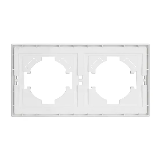 Фото #2 товара Рамка пластиковая FRM-TENDO-PL-2-WH (Arlight, Белый)