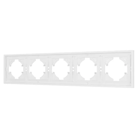 Фото #1 товара Рамка пластиковая FRM-TENDO-PL-5-WH (Arlight, Белый)