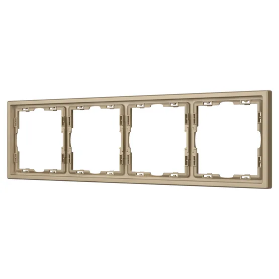 Фото #1 товара Рамка пластиковая FRM-NOBE-SFPL-4-GD (Arlight, -)