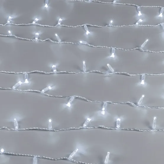 Фото #2 товара Светодиодная гирлянда ARD-STRING-CLASSIC-10000-CLEAR-100LED-FLASH WHITE (230V, 7W) (Ardecoled, IP65)