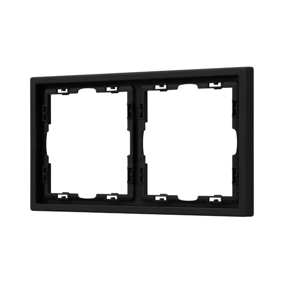 Фото #1 товара Рамка пластиковая FRM-NOBE-SFPL-2-BK (Arlight, -)