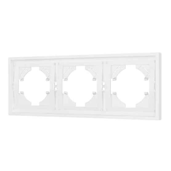 Фото #1 товара Рамка пластиковая FRM-TENDO-PL-3-WH (Arlight, Белый)