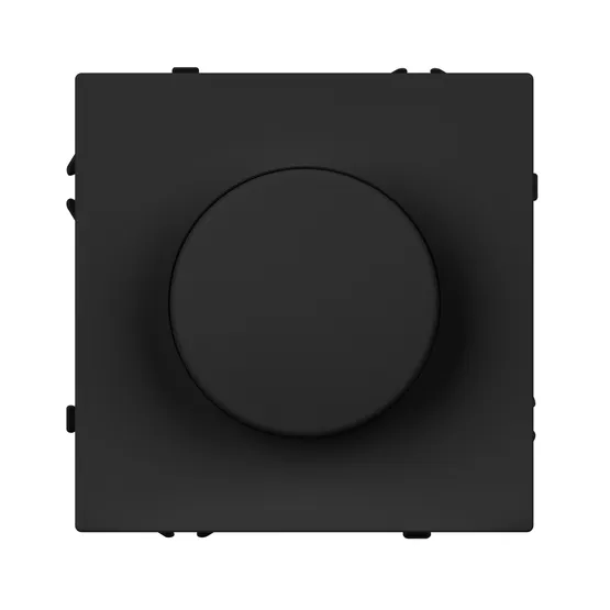 Фото #4 товара Механизм светорегулятора SWT-NOBE-DLR-SFPL-BK (250V, 300W) (Arlight, Черный оникс)