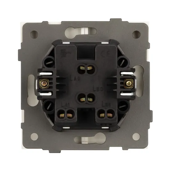 Фото #3 товара Механизм выключателя двухклавишный непроходной SWT-TENDO-MK02-PL-WH (230V, 10A) (Arlight, -)