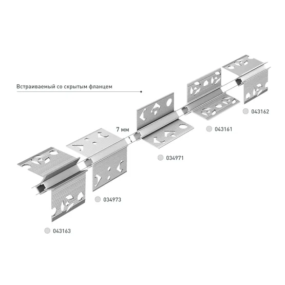 Фото #4 товара Профиль ARH-DECORE-S6-EXT-2000 ANOD внешний (Arlight, Алюминий)