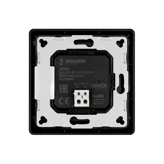 Фото #3 товара INTELLIGENT ARLIGHT Панель DALI-223-8K-D2-IN-BLACK (BUS, Free purpose) (IARL, -)