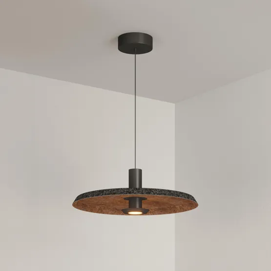 Фото #2 товара Светильник SP-KOTARO-R450-12W Warm2700 (BK-CF, 36 deg, 230V, TRIAC) (Arlight, IP20)