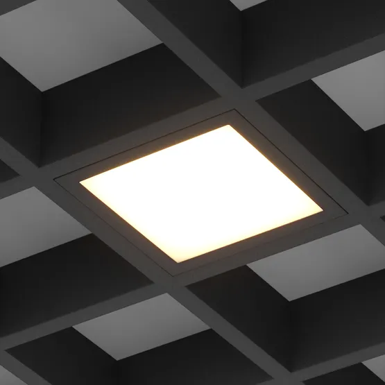 Фото #3 товара Светильник DL-GRIGLIATO-S90x90-12W Warm3000 (BK, 90 deg, 230) (Arlight, IP40 Металл, 3 года)