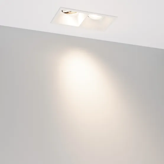 Фото #2 товара Светильник MS-FLOW-BUILT-S157x85-2x12W Day4000 (WH, 38 deg, DALI2, 230V) (Arlight, IP20 Металл, 5 лет)