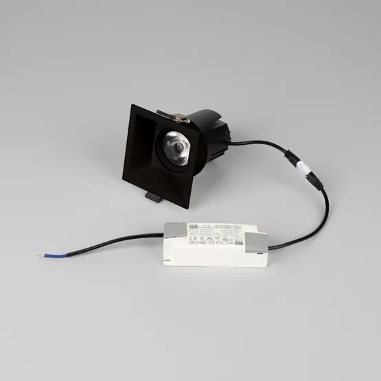 Фото #4 товара Светильник MS-FLOW-BUILT-S85x85-12W Warm3000 (BK, 15 deg, 230V) (Arlight, IP20 Металл, 5 лет)