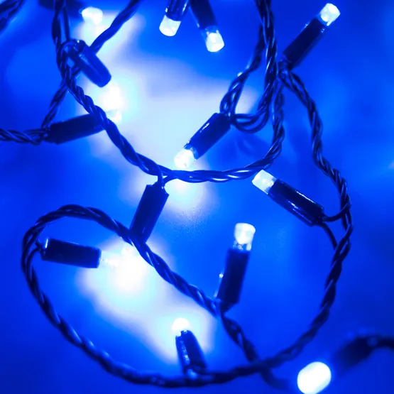 Фото #1 товара Светодиодная гирлянда ARD-STRING-CLASSIC-10000-BLACK-100LED-STD BLUE (230V, 7W) (Ardecoled, IP65)