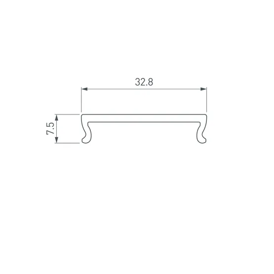 Фото #2 товара Экран ARH-LINE-3750A-2000 CLEAR (Arlight, Пластик)