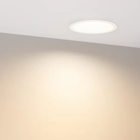 Фото #4 товара Светильник MS-BREEZE-BUILT-R104-12W Warm3000 (WH, 90 deg, 230V) (Arlight, IP20 Металл, 5 лет)