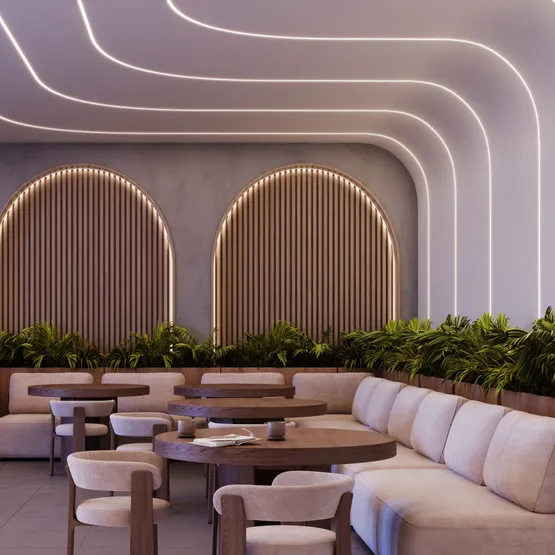 Фото #4 товара Силиконовый профиль WPH-FLEX-1616-TWIST-S11-10m WHITE (Arlight, Силикон)