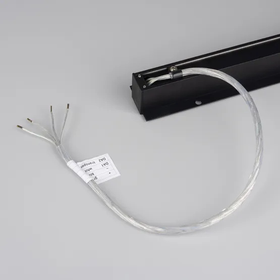 Фото #4 товара Трек встраиваемый MAG-TRACK-2538-F-3000 (BK, 5LN) (Arlight, IP20 Металл, 5 лет)
