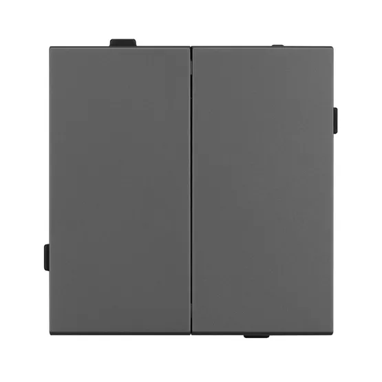 Фото #3 товара Механизм выключателя двухклавишный непроходной SWT-TENDO-MK02-SFPL-GR (230V, 10A) (Arlight, -)