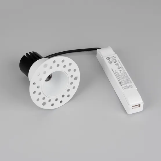 Фото #2 товара Светильник MS-INVISIO-TRIMLESS-R45-10W Warm3000 (WH-WH, 36 deg, 230V) (Arlight, IP54 Металл, 5 лет)