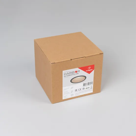 Фото #6 товара Светильник MS-HARBOR-R123-20W Day4000 (BK, 50 deg, 230V) (Arlight, IP20 Металл, 5 лет)