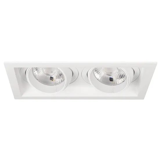 Фото #1 товара Светильник MS-VORTEX-BUILT-S250x140-2x30W Warm3000 (WH-WH, 17 deg, 230V) (Arlight, IP20 Металл, 5 лет)