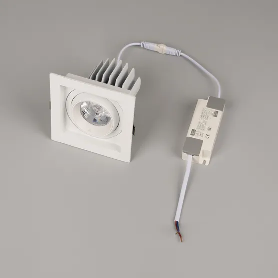 Фото #4 товара Светильник MS-VORTEX-BUILT-S117x117-20W Day4000 (WH-WH, 20 deg, 230V) (Arlight, IP20 Металл, 5 лет)